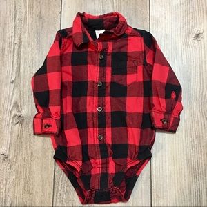Carter’s Buffalo Plaid Onsie